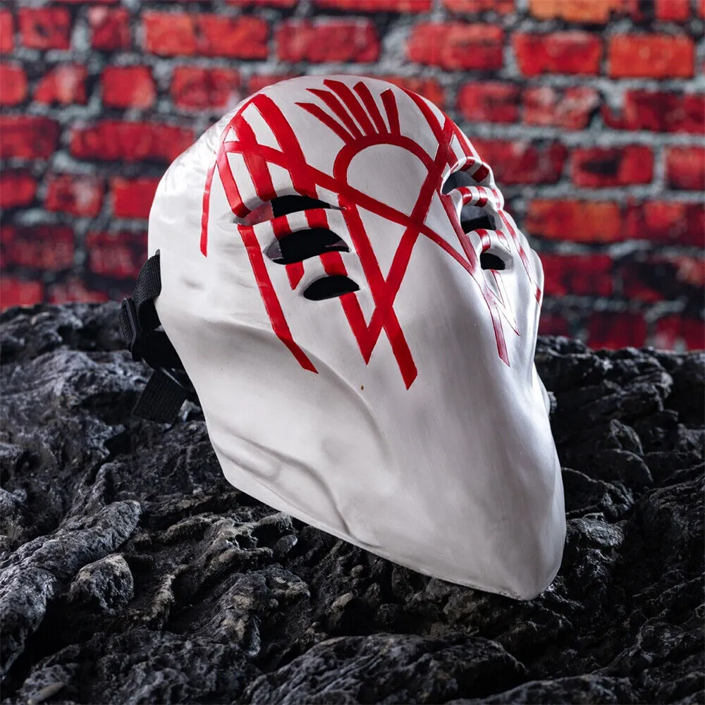 【5% off】Xcoser Sleep Vesselposting Mask Rock Band Cosplay Prop Adult Halloween Mask Adjustable