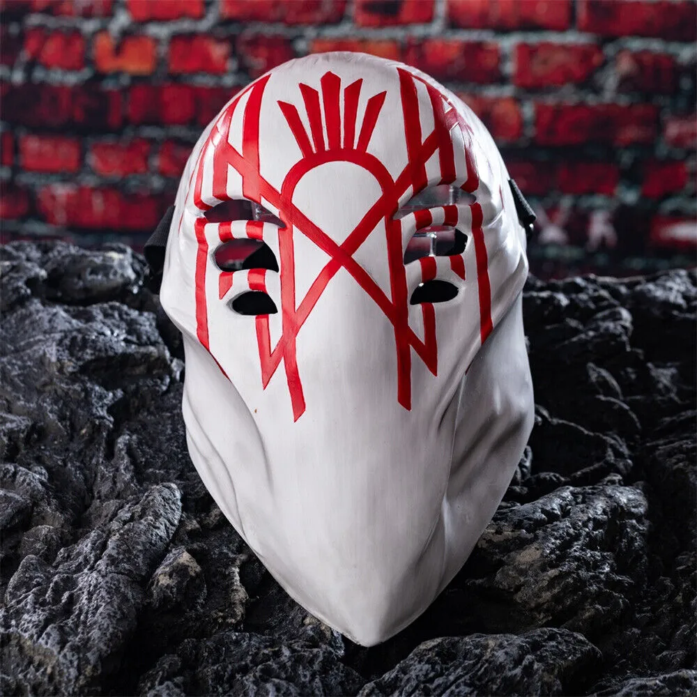 【5% off】Xcoser Sleep Vesselposting Mask Rock Band Cosplay Prop Adult Halloween Mask Adjustable