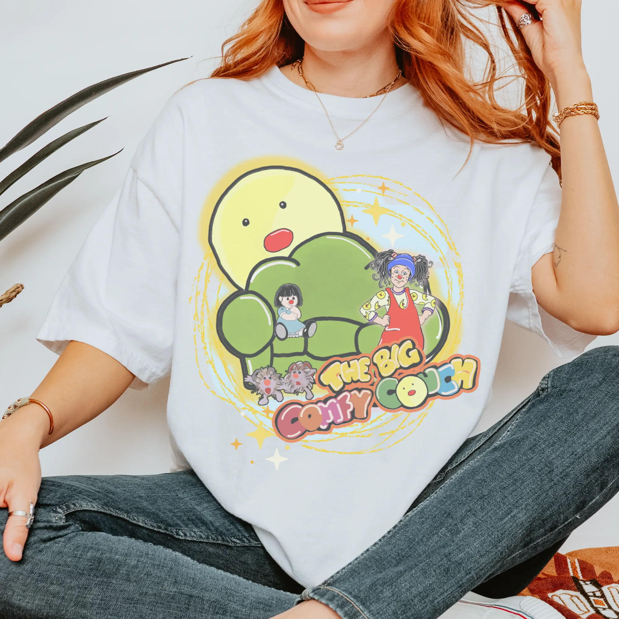 90s Circle Retro T Shirt