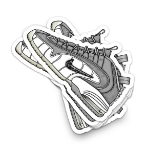 Air Penny 1 "Photon White" Sneaker Sticker