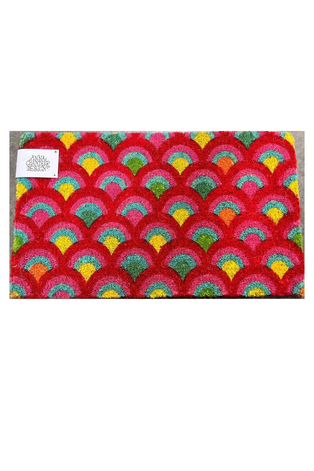 ANNA CHANDLER COIR DOORMAT KOI SHORT