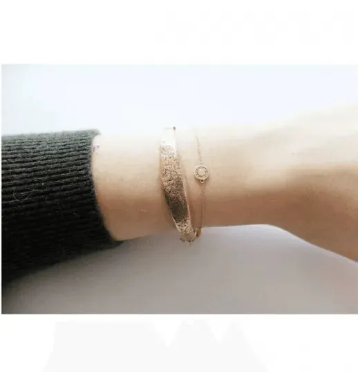 Antique Victorian 9ct Rose Gold Bangle Bracelet