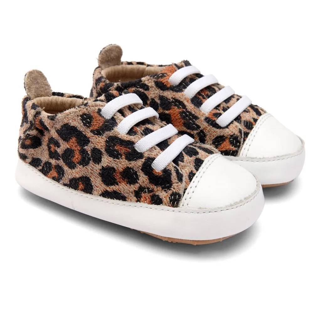 Beige Leopard Eazy Jogger Sneakers