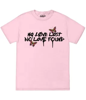 BIG SIZE NO LOVE LOST BUTTERFLY TEE