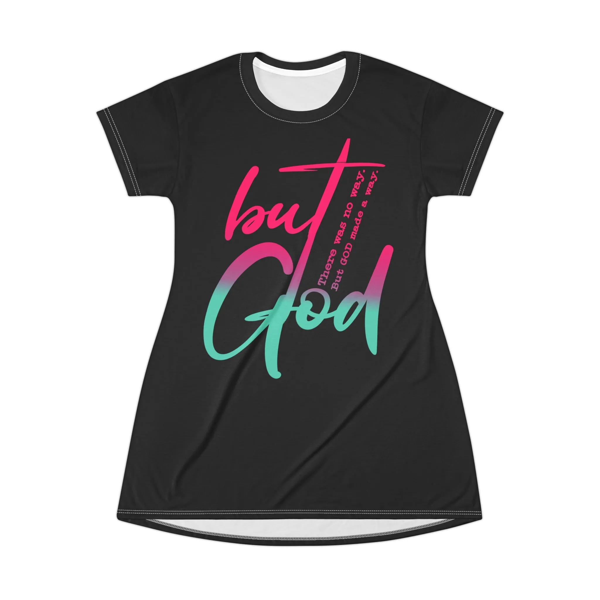 But God Ombre T-Shirt Dress