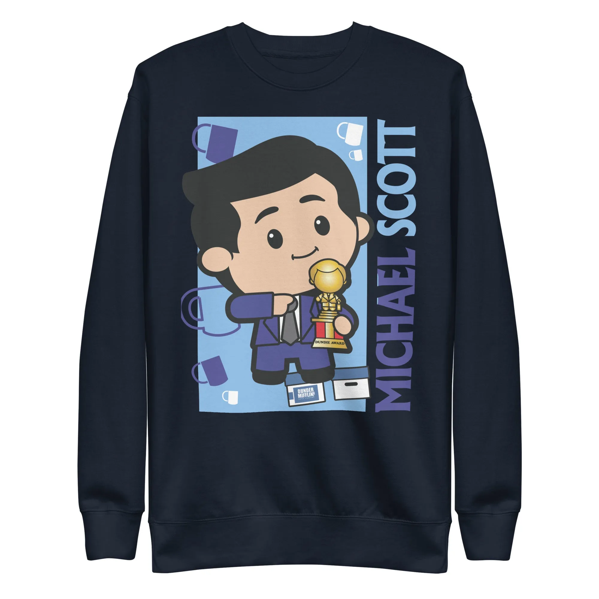 Cartoon Michael Scott - Unisex Premium Sweatshirt