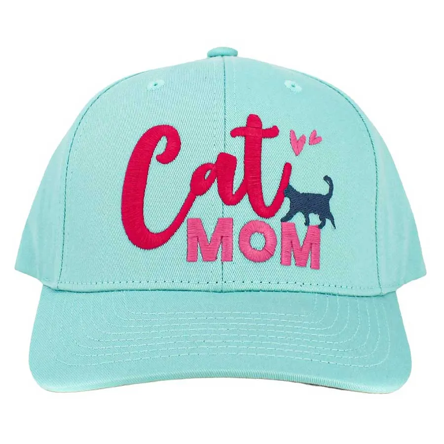 Cat Mom Message Baseball Cap