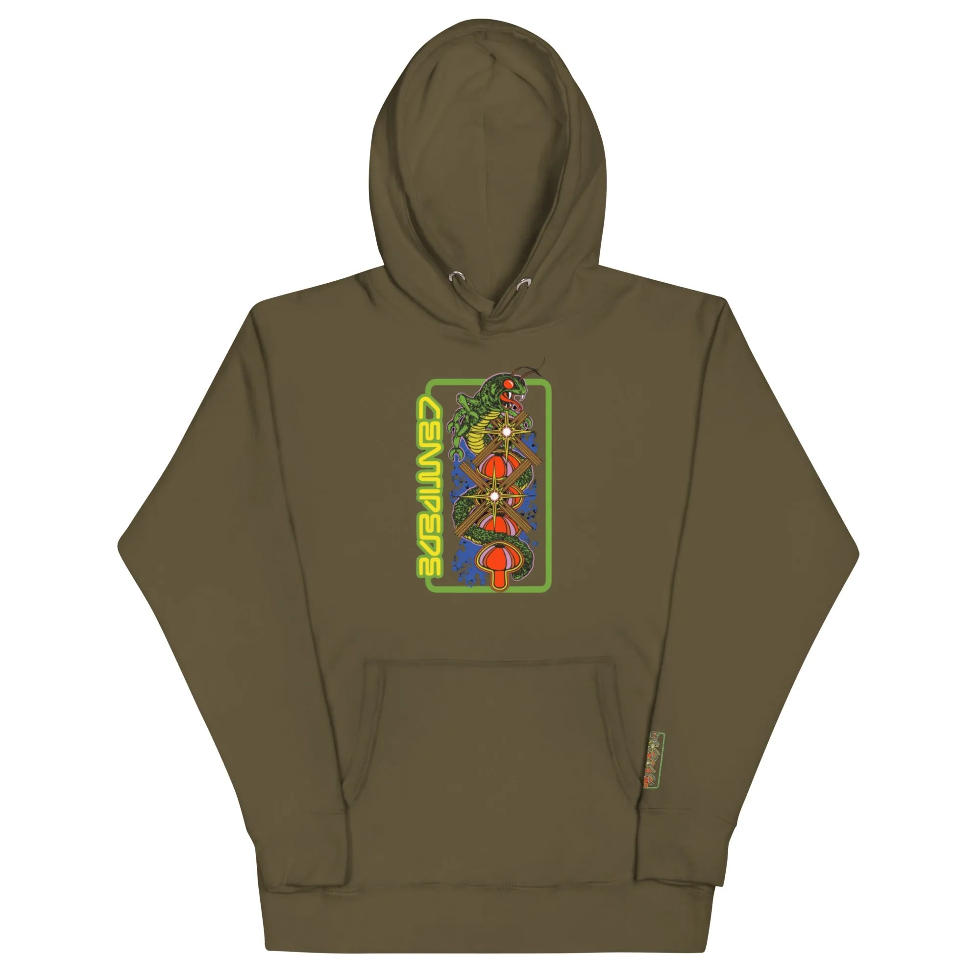 Centipede Classic Unisex Hoodie embroidered sleeve