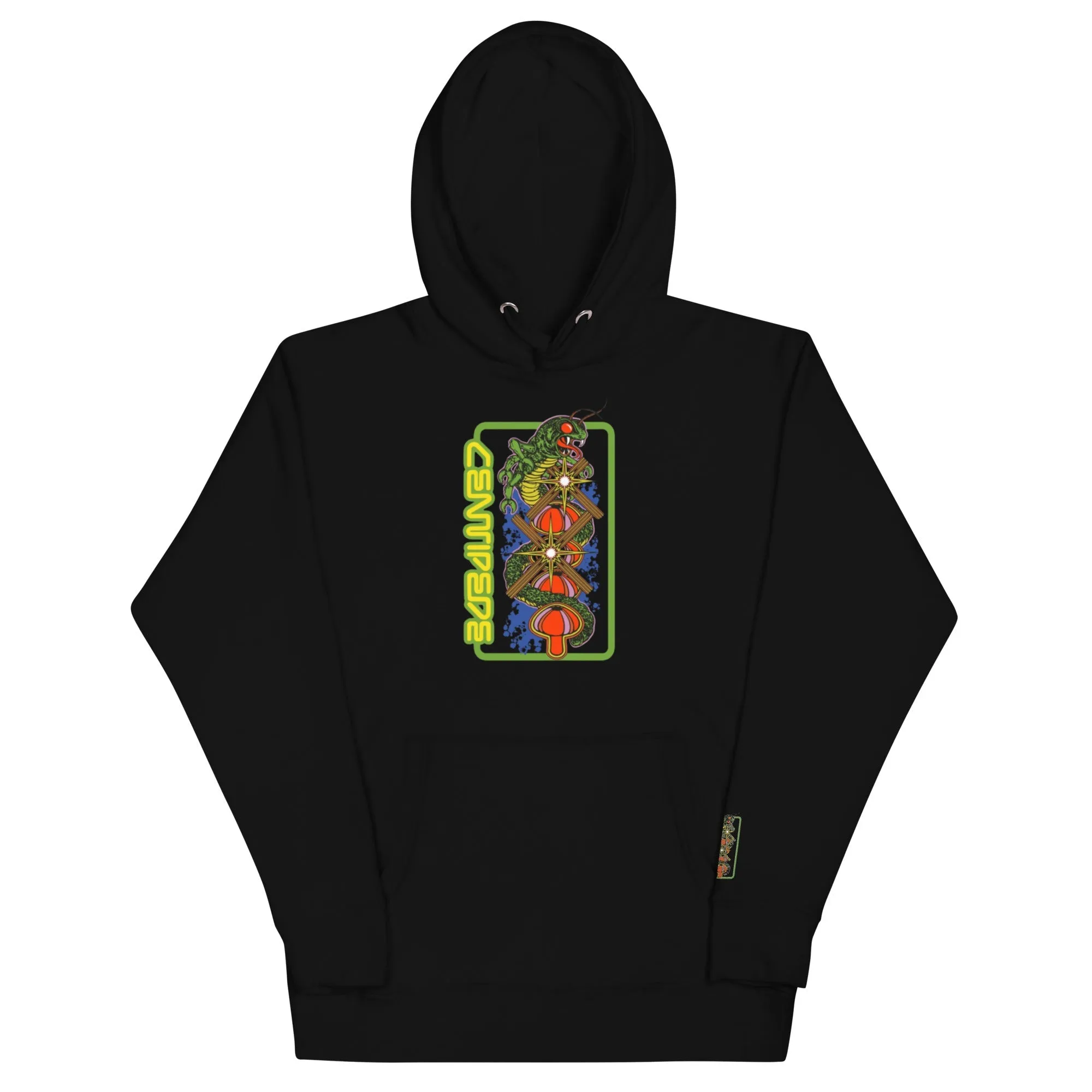 Centipede Classic Unisex Hoodie embroidered sleeve