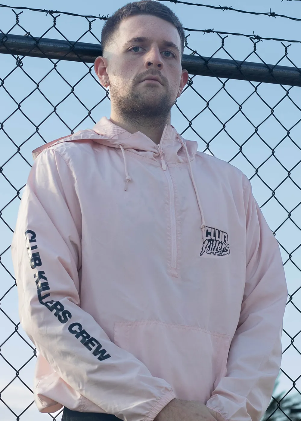 Club Killers Crew Windbreaker - Blush