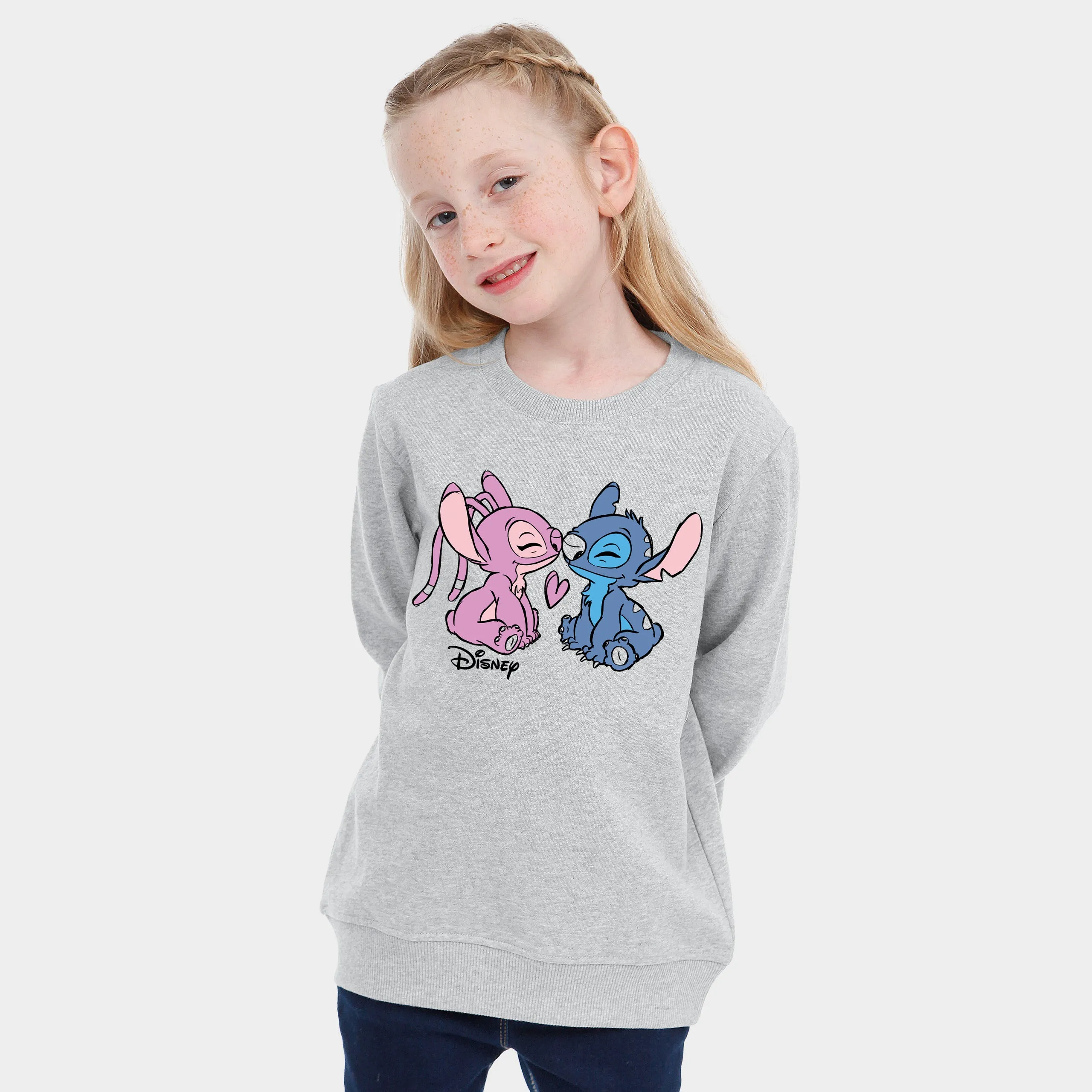 Disney Lilo And Stitch Sweatshirt - Angel And Stitch