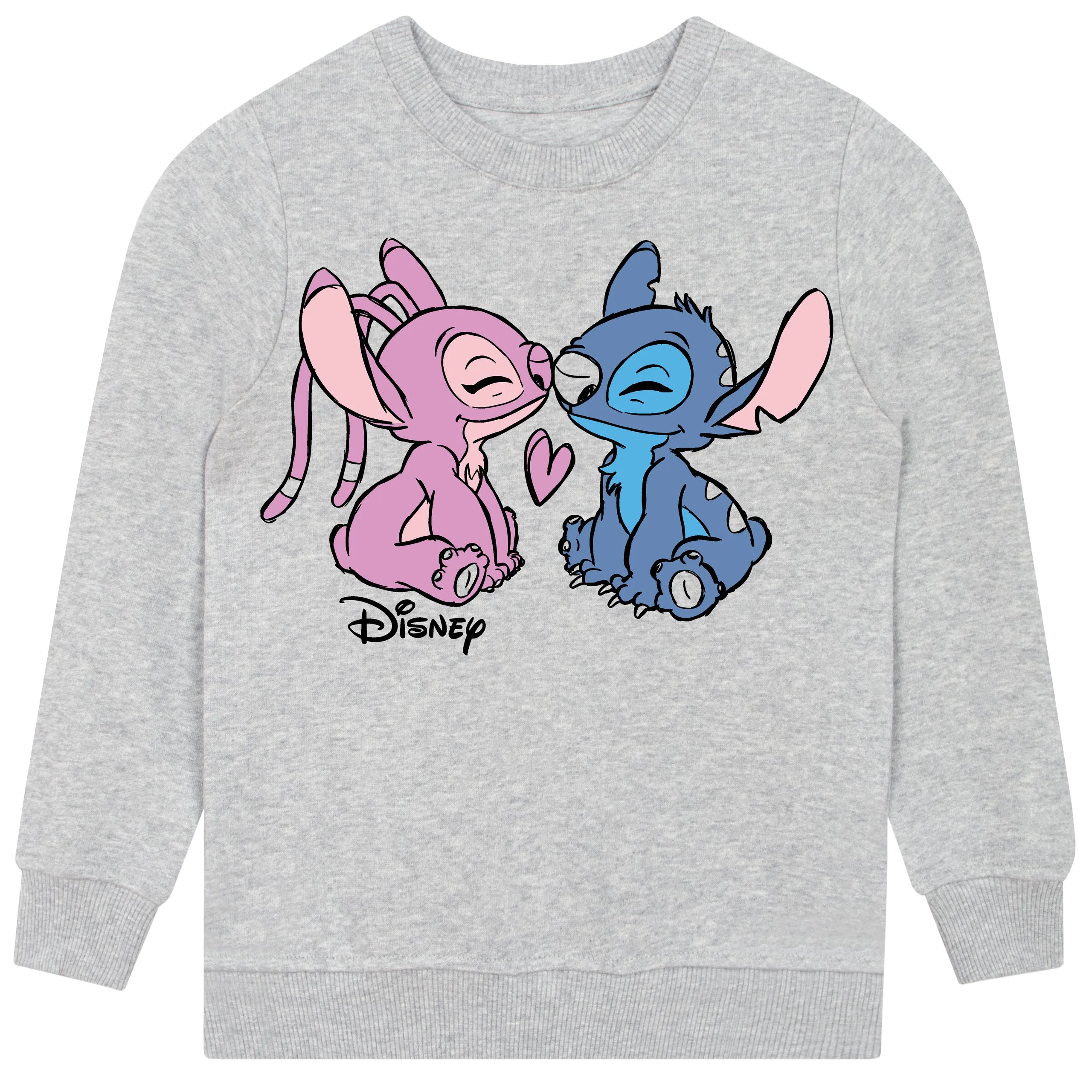 Disney Lilo And Stitch Sweatshirt - Angel And Stitch