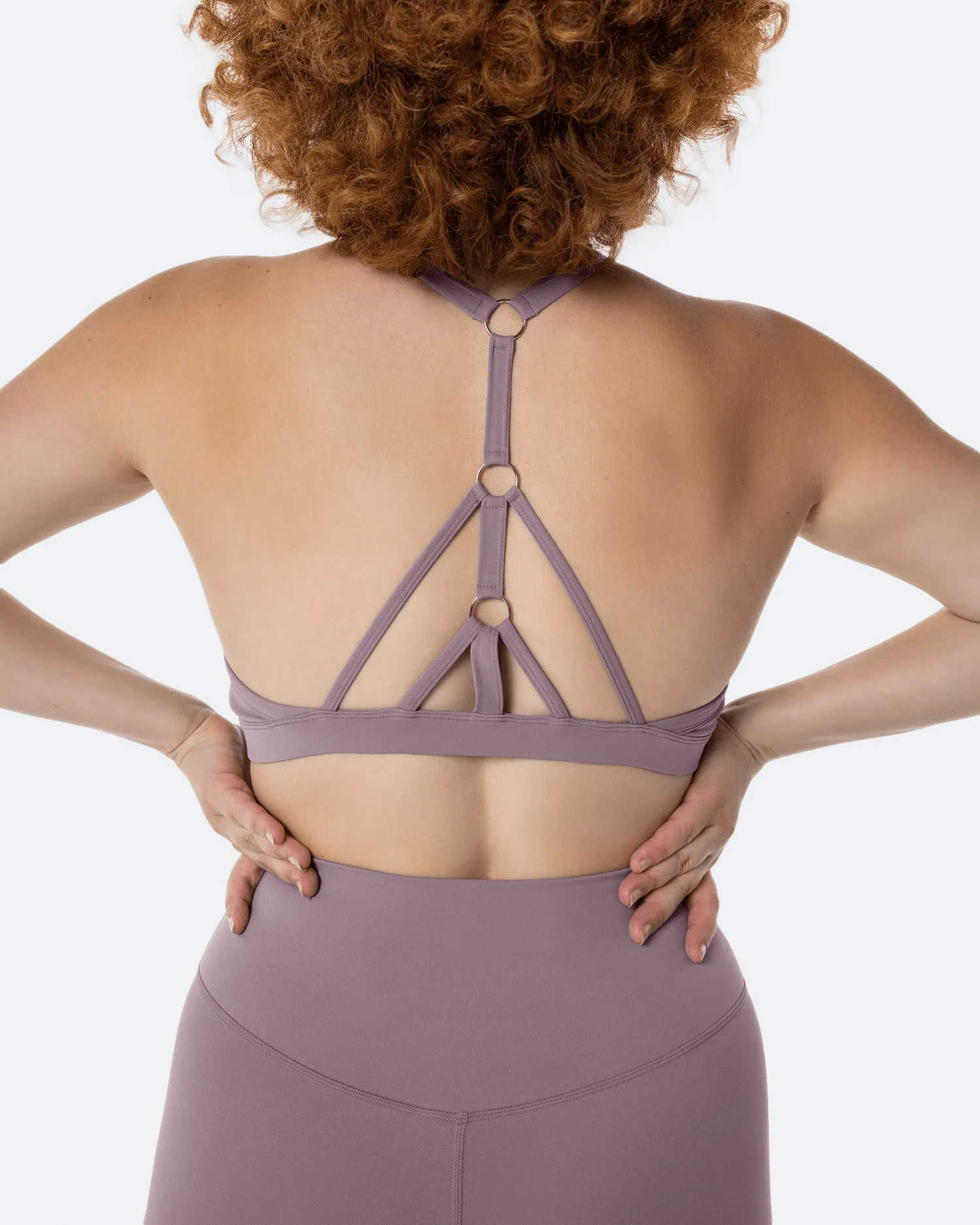 Dusty Pink Criss Cross Front Top