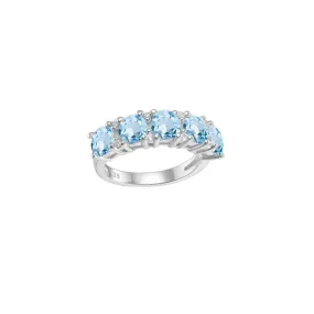 EMILY BLUE TOPAZ RING