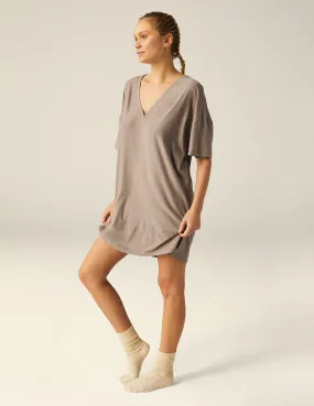 Featherweight V Rested Sleep Tee Dress