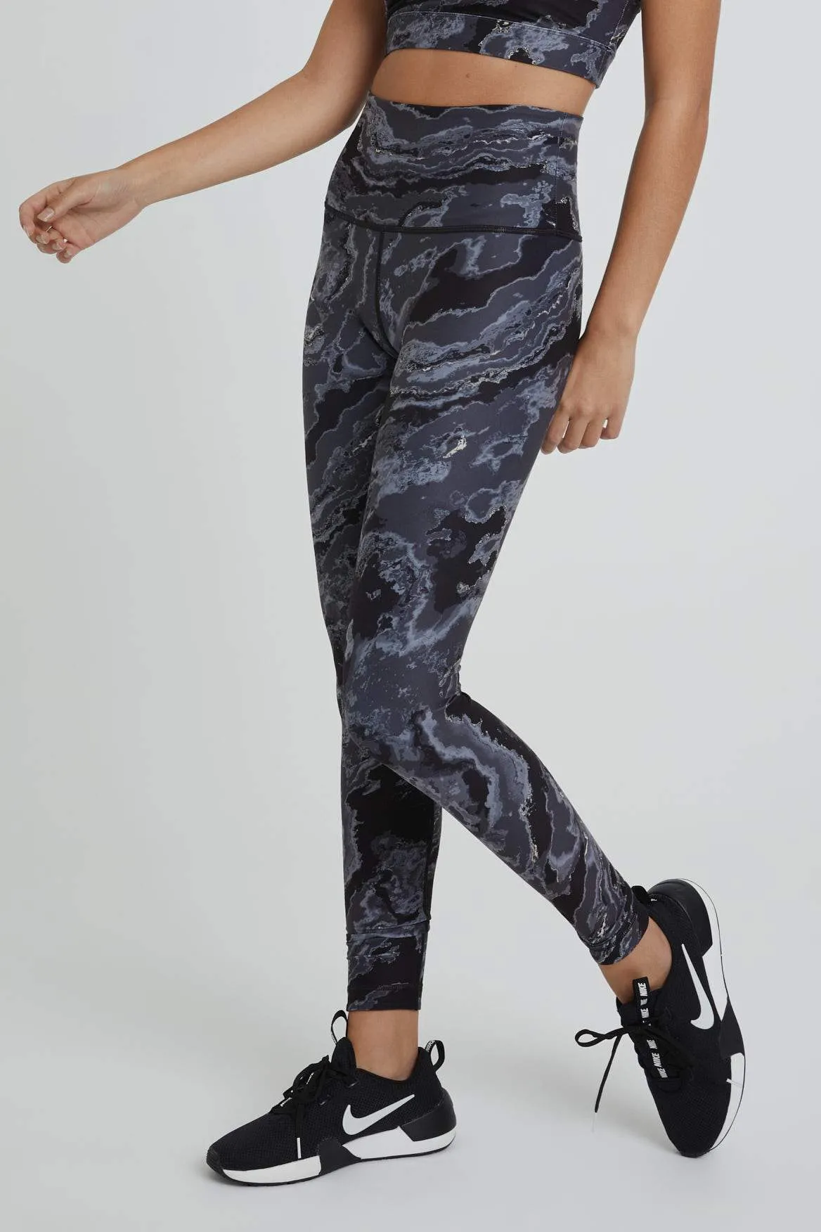 High Waist Leggings Black Nile