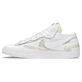 Kaws x sacai x Nike Blazer Low 'White Patent'