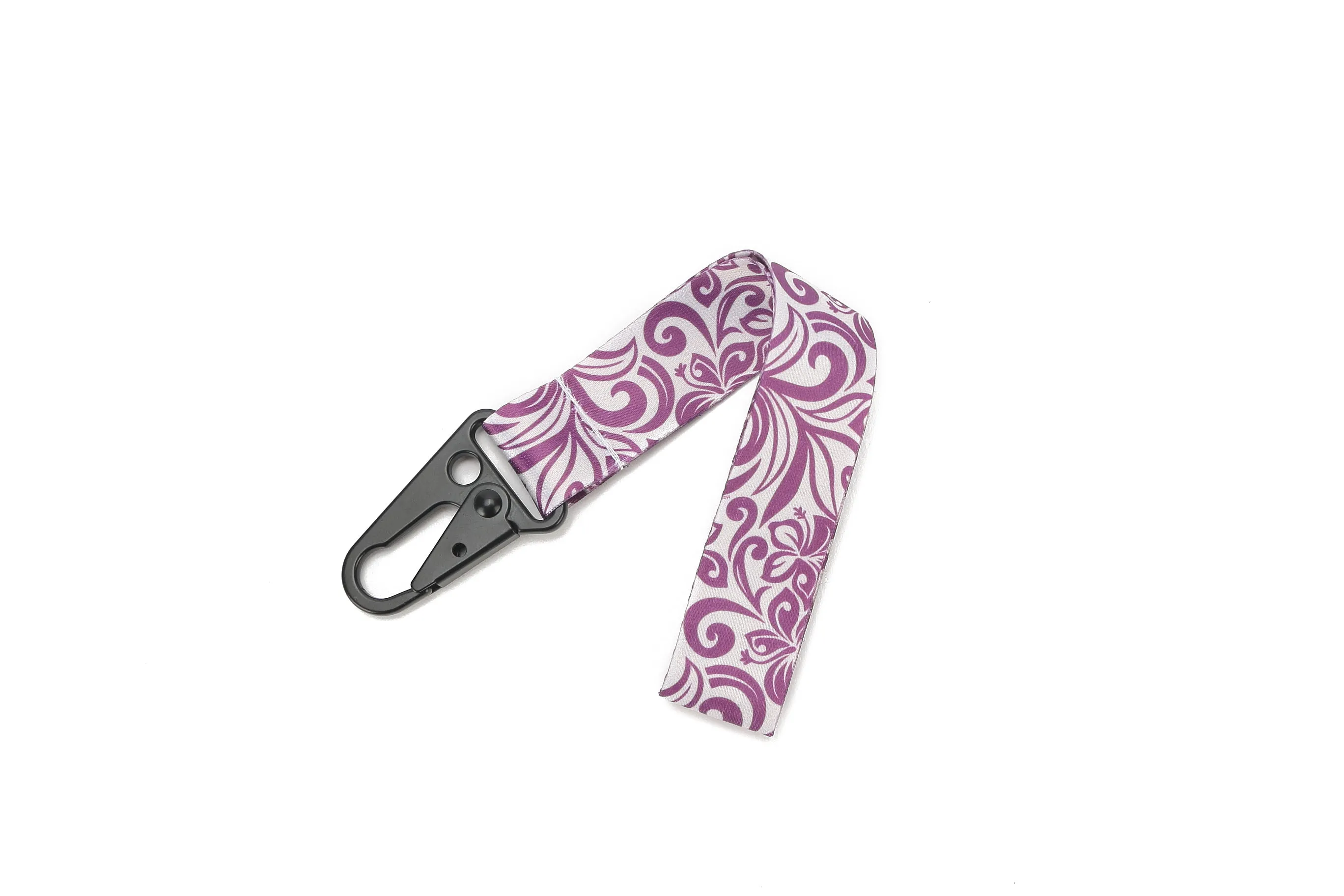 Lanyard Short Hibiscus Purple