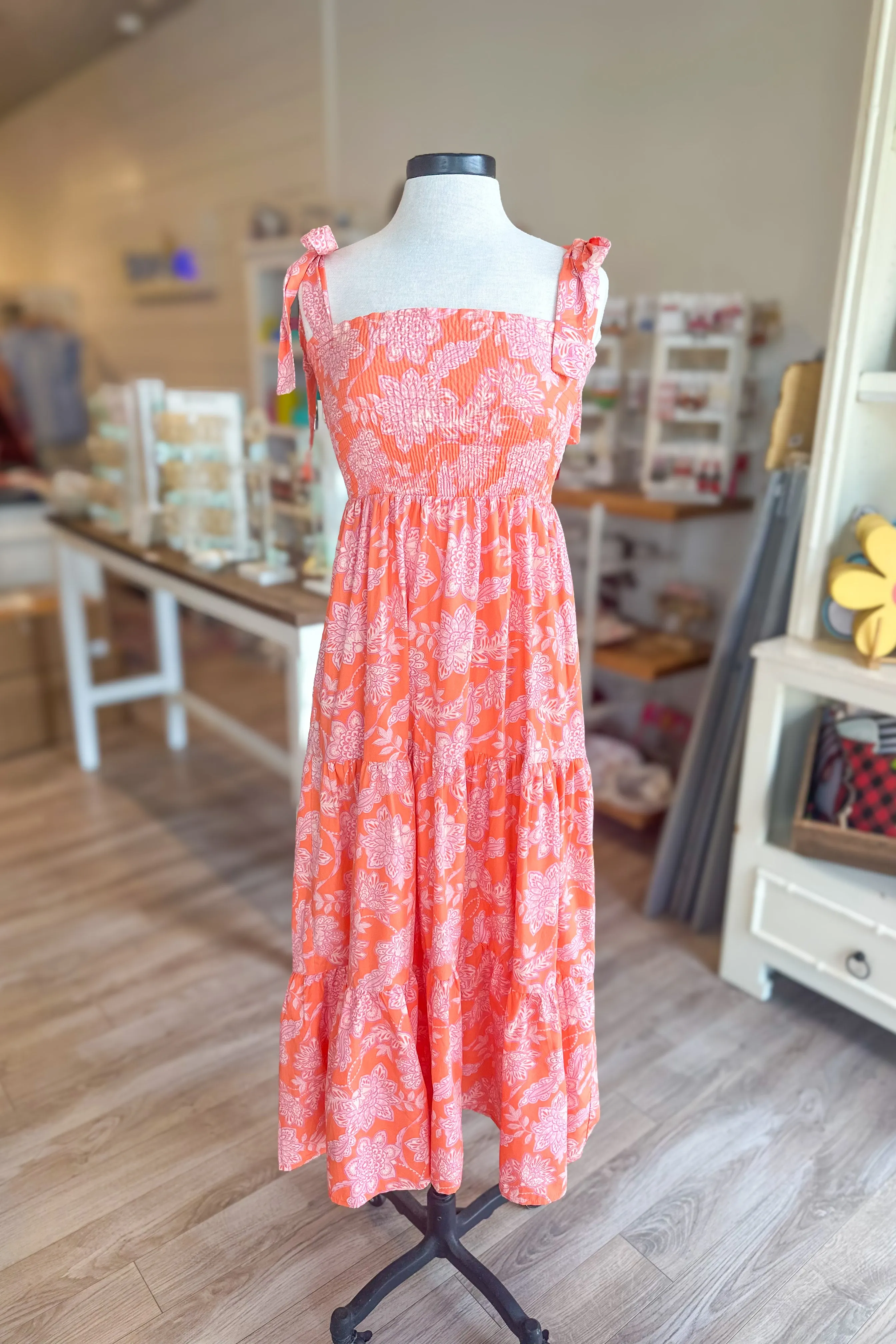 Make You Feel Maxi Dress - Orange