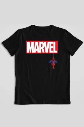 MARVEL Hanging Spiderman Graphic Printed T-shirt