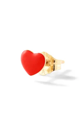 Mini Puffy Heart Stud - In Stock