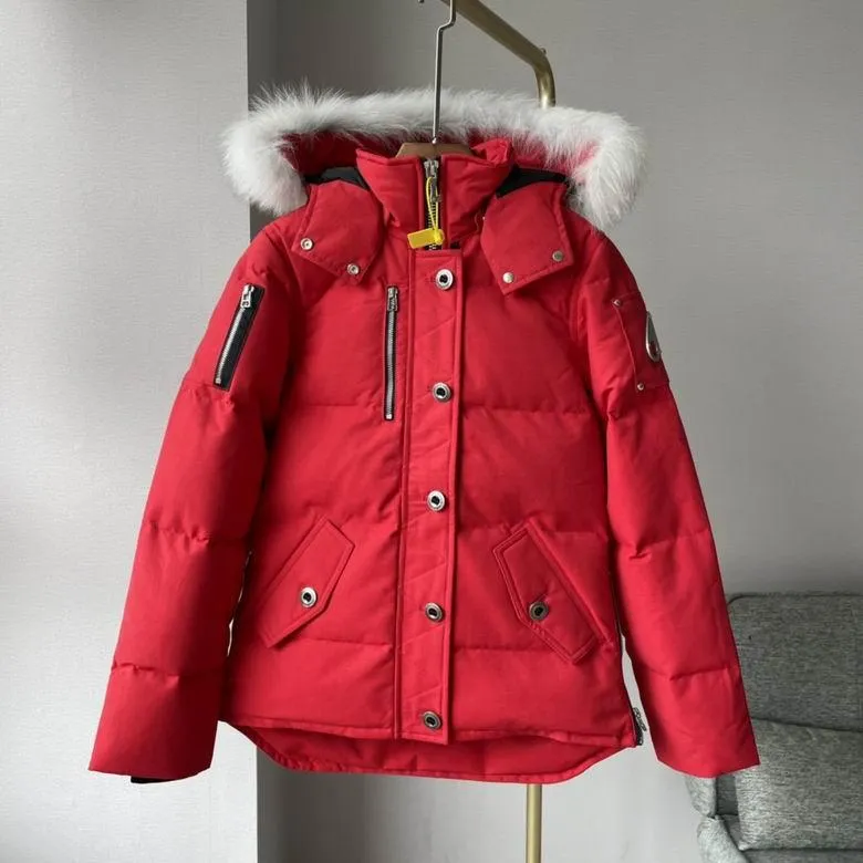 MOOSE KNUCKLES JACKET *WHITE/RED/BLACK*