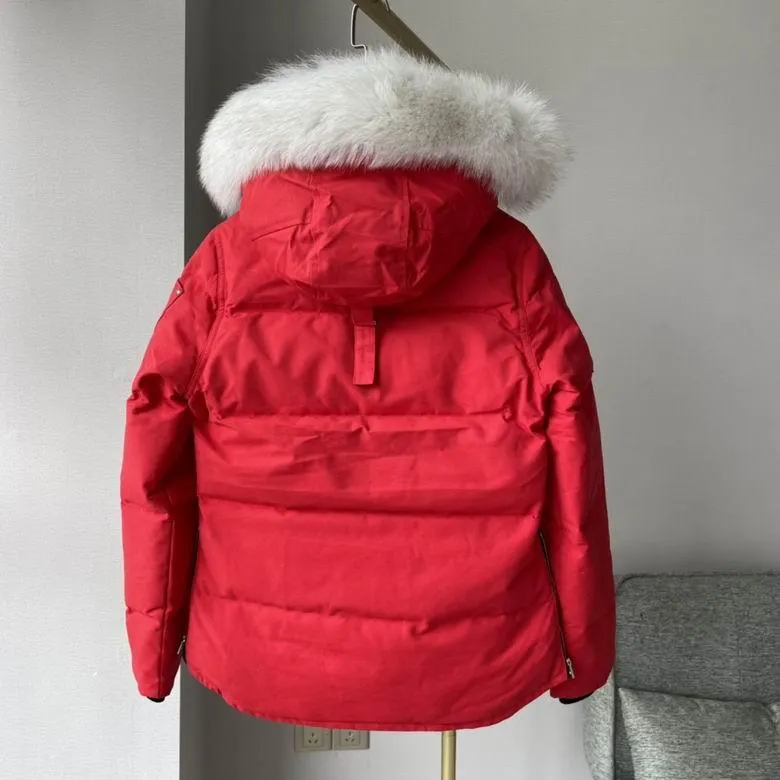 MOOSE KNUCKLES JACKET *WHITE/RED/BLACK*