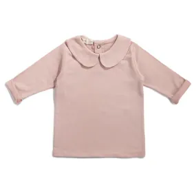 PHIL&PHAE COLLAR BABY TOP IN BLUSH