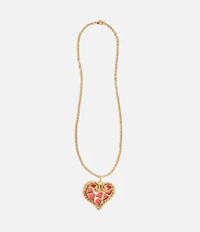 Puzzle Piece Heart Necklace