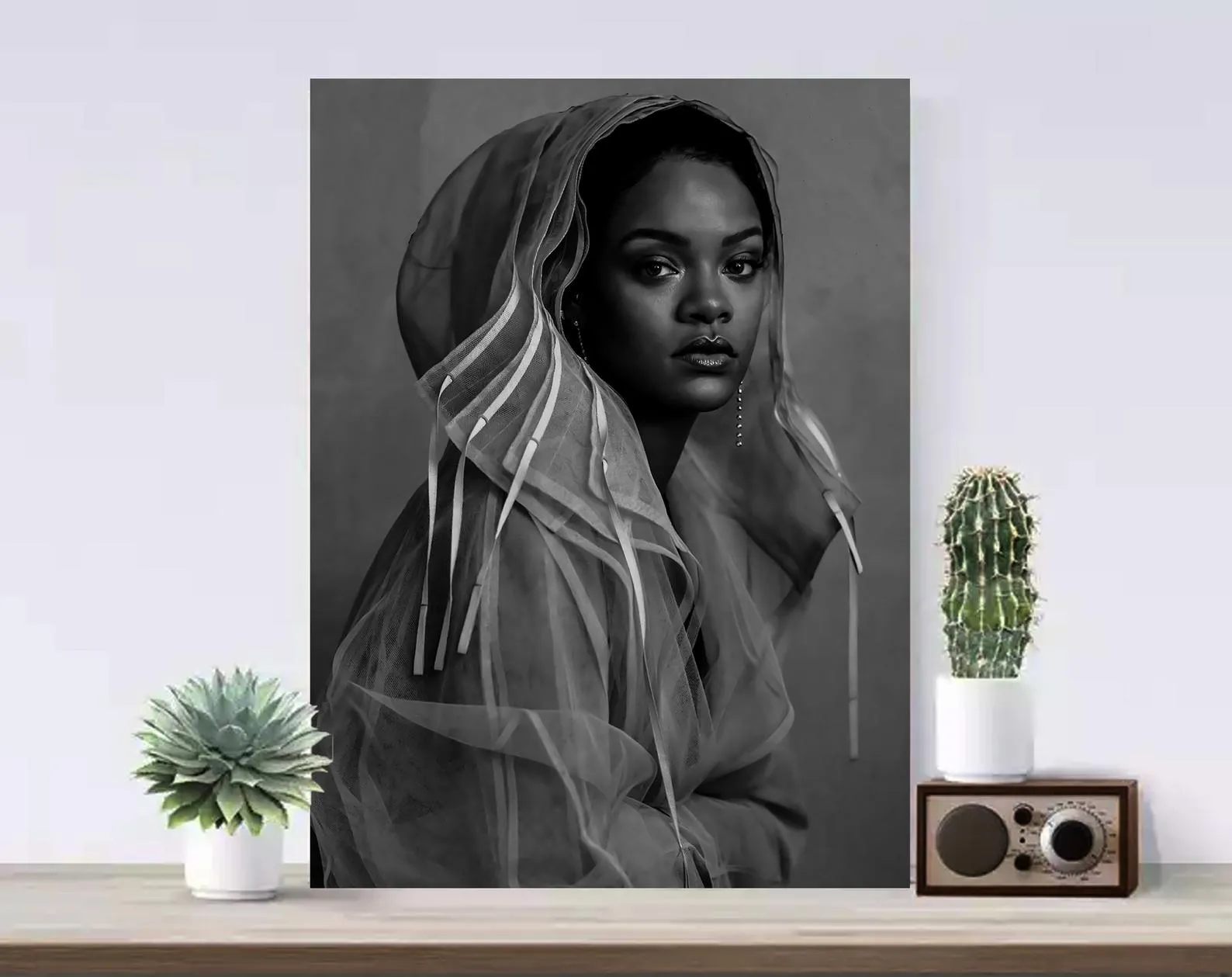 Rihanna Canvas, Singer Poster, Fashion Art, Music Canvas, Print Art, Gift Poster, Home Decor, Canvas Print, Gift for him, Gift for her