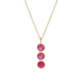 Ruby Mazurka Necklace