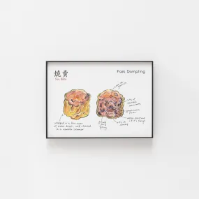  Siu Mai Pork  - Art Print