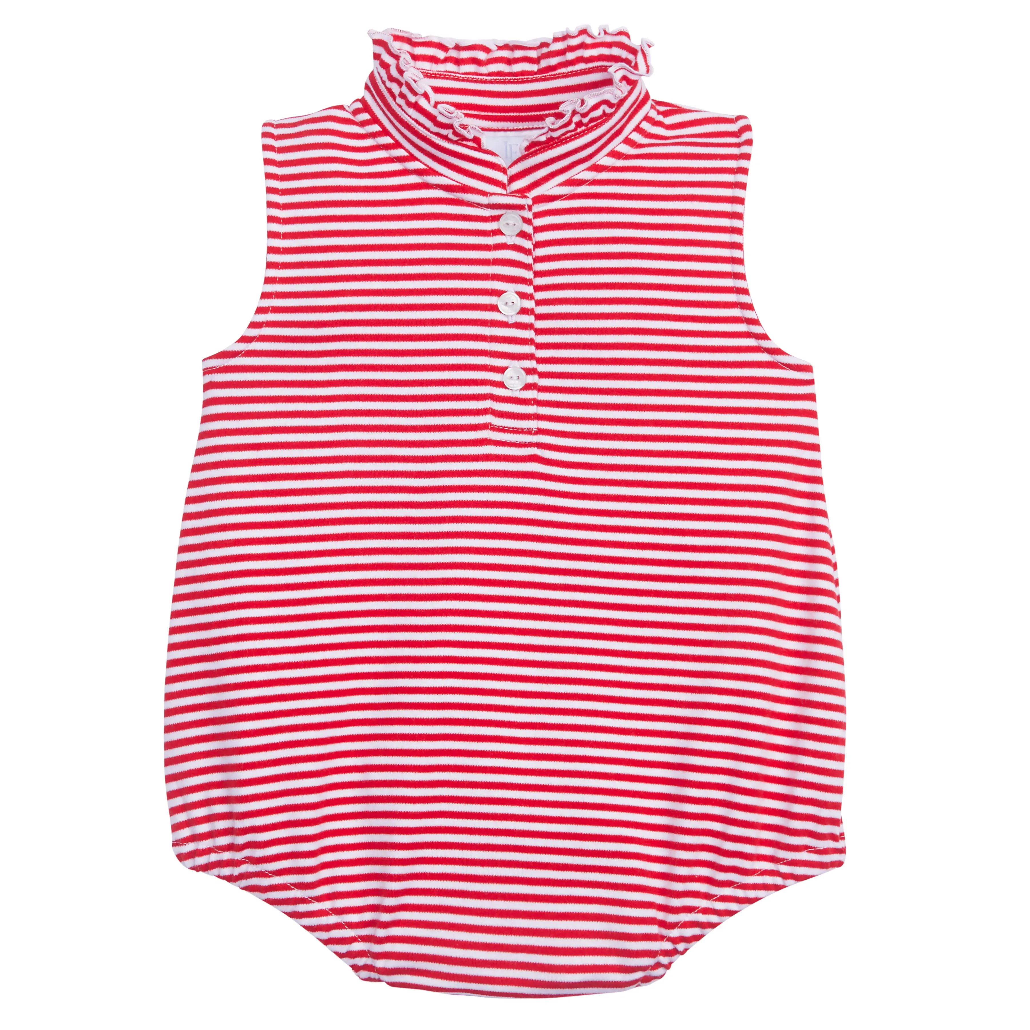 Sleeveless Hastings Bubble - Red Stripe