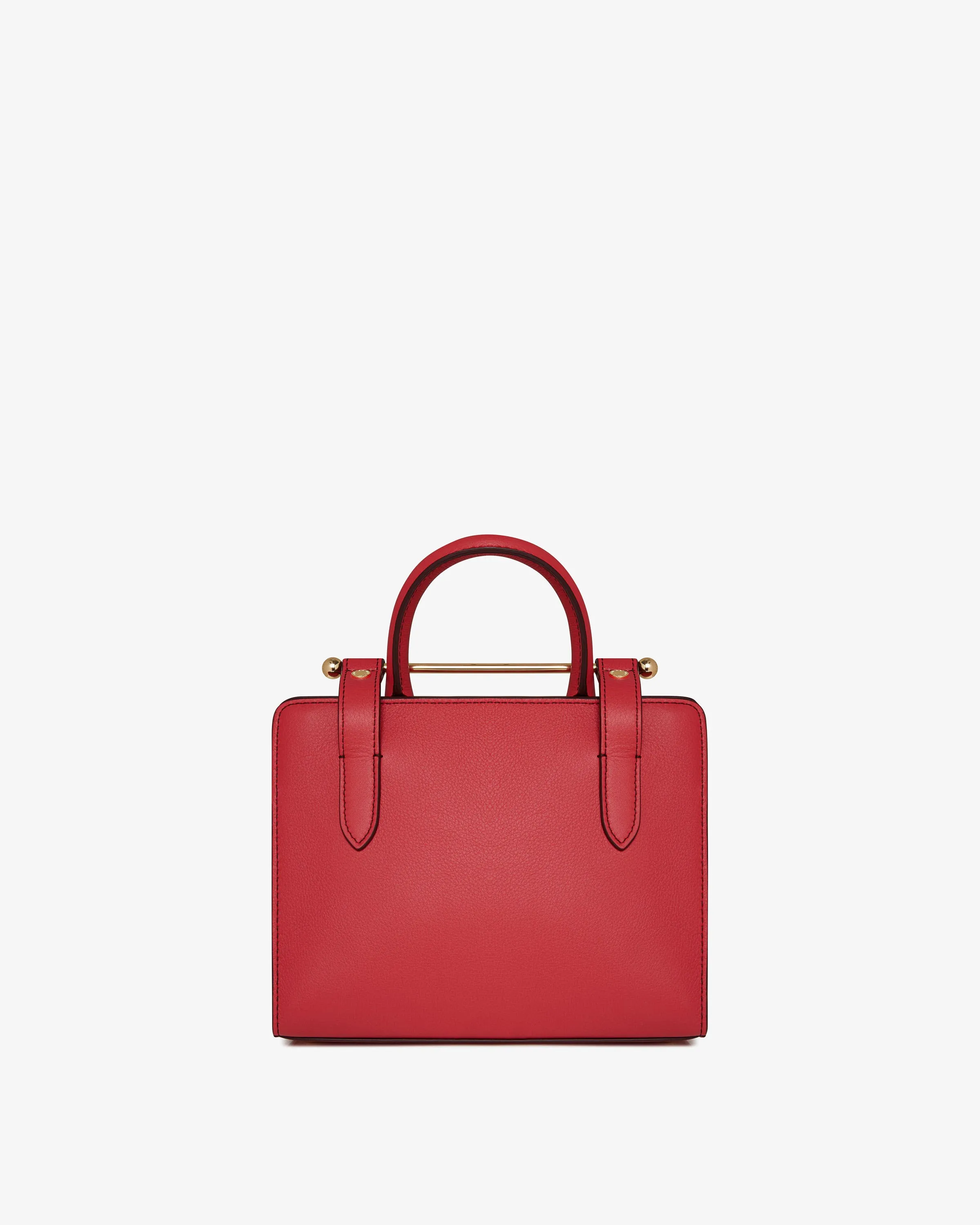 The Strathberry Mini Tote - Raspberry Red