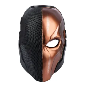 Xcoser Deathstroke Maske Goldene Aktualisierter Halloween-Cosplay für Erwachsene